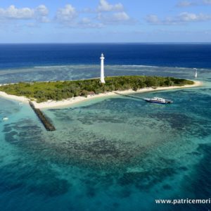 Le Phare Amédée vu du ciel