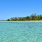 La plage de l'îlot Uo dans le lagon sud